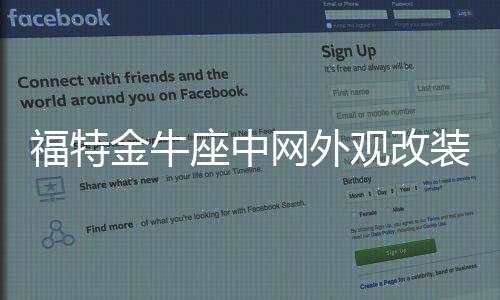 福特金牛座中网外观改装前脸保险杠车标大包围前铲专用装饰条配件